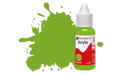 Humbrol Model Paint - DB0038 No 38 Lime - Gloss (14ml), Acrylic Paints for Models, Plastic, Metal, Wood, Glass, Ceramics and More, Acrylic Touch Up Paint - Hobby Paint Bottle for Craft Kits