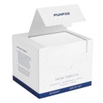 Clean Face Towels, Disposable Face Towels, Makeup Remover Dry Wipes,10in X 12in Large Size Facial Tissues, Super Soft & Thick Faces Cloths for Sensitive Skin 50 Ct /1 Pack