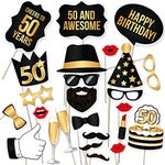 Photo Booth Backdrop For 50th Birthday