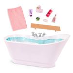 Accessories OG Deluxe - Bubbly Bathtime - A bubbly electronic bathtub for your 18-inch dolls!