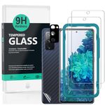 Ibywind 2 Pack Screen Protector For SamSung Galaxy S20 FE(4G/5G),9H Hardness Tempered Glass,With 1Pc Camera Lens Protector,Easy to Install