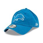 Mitchell & Ness Detroit Lions NFL Classic Primary Adjustable Cap Neon Blue