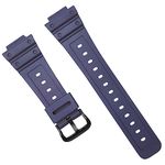 Fit for Casio G-shock GA-2100 Bands, GA-2110 Series Quickfit Soft Resin Replacement Watch Straps Wristbands Bracelet for GA2100/GA2110 (Darkblue)