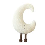 LIBOOI 40cm Sun Cloud Moon Star Pillow Cushion Decorative Kids Cute Nursery Pillow Cloud Soft Decor Stuffed Pillow Plush Pillow for Kids Bolster Soft Sofa Room Decor (UK1-YH-221129DJ02-3-HD)