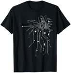 Anatomical Heart CPU Processor PCB Board Computer Programmer T-Shirt