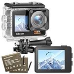 Action Camera 4K,24MP 131FT Action Camera Underwater Waterproof Camera Sports Camera,Dual Screen WiFi EIS Stabilization Action Cam,170°Action Camera with 2x1050mAh Batteries and Accessories