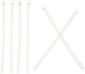 PATIKIL Glasses End Tips, 3 Pairs Eyeglass Anti Slip Ear Sock Pieces Tube Sleeve Soft Silicone Replacement Temple for Round Thin Metal Eyeglass Legs, White-6