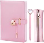 Heart Shaped Lock Diary with Key, P