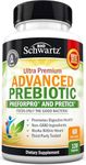 Prebiotics for Advanced Gut Health - Immune System Support & Dietary Fiber - Fuels Good Bacteria Growth to Promote Digestive Health - Gas & Digestion Support - Probiotics for Men & Women -120 Capsules