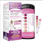 Nurse Hatty - 150ct. Bandelettes de test de cétone - Performance-tested Urine Keto Test Strips w Built-in Color Chart – Free Keto eBook & App - Ketone, Ketosis & Ketogenic Testing - Extra Long Strips