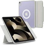 Spigen Air Skin Pro Onetap Designed for iPad Air 11 Inch Case (2024), 10.9 Inch 5th/4th Generation Case (2022/2020) Inch Detachable Magnetic Cover - Gray