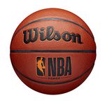 WILSON NBA Forge Basketball - Size 7-29.5", Brown