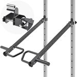 SELEWARE Adjustable Lever Arms Heavy Duty Jammer Arms, Only Fits 2'' x 2'' Power Rack Rated 600 lbs Per Arm for Strength Training Home Gym Workout Attachments