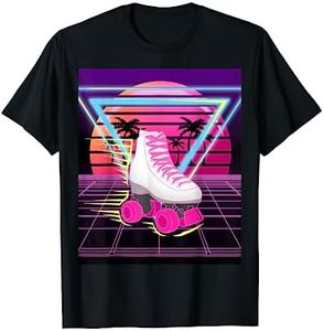 Fond de vapeur des années 80 Cadeau de costume de patins à T-Shirt