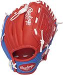 Rawlings Kids Toy Glove Toddler Baseball Glove with Training Ball US Players Series US PL91SR-12/0 9" ※ Right Hand Throw (Left Handed)