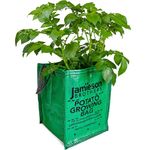 JBA Seed Potatoes 3 x Potato Planter Bags suitable for growing all Vegetables all year round 18"x12"x12" Has Drainage Holes and Carry Handles- By Jamieson Brothers