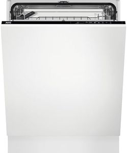 AEG FSK32610Z Dishwasher 3000, Built-In Dishwasher with AirDry Technology, Fully Integrated Dishwasher With 13 Settings, Fast and efficient with Quik Program, 49 dB, 60cm, White, Class E