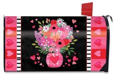 Hearts and Flowers Valentine's Mailbox Cover - Standard Size - Briarwood Lane