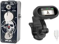 Ultimate Rock Guitarist Bundle: Metal Distortion Pedal and Rechargeable Clip-On Tuner