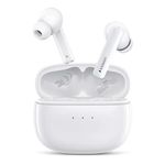 UGREEN HiTune T3 Active Noise Cancelling Earbuds, Bluetooth 5.2 Wireless Earbuds, Deep Bass, Secure Fit, Easy-Pairing Headphones, Clear Calls, 24H Playtime, Transparency Mode, Touch Control(White)