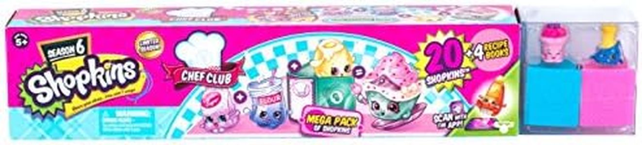 Shopkins Season 6 Chef Club Mega Pack – Collectible Toy for 60 months to 96 months, with Over 20 pcs