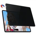 IPROKKO Magnetic Privacy Screen Protector for iPad Air 5/4th Gen 10.9 inch 2022-2020& iPad Pro 11, Removable Anti Blue Light Glare Spy Filter, High Sensitive, Easy Install Black Security Screen Cover