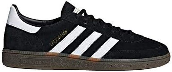 adidas Men's Gymnastics Shoes, Black/White/Gum, 5 US