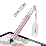 Stylus Pen for ipad, Easy Grip Kids Stylus Pen for Apple iPad Air Capacitive Stylus for Kid Student Drawing Writing, Stylist Pen for Chromebook Android Fire Edition Tablet - Rose Gold