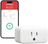 SwitchBot Smart Plug Mini 15A, Energy Monitor, Smart Home WiFi(2.4GHz) & Bluetooth Outlet Compatible with Alexa & Google Home, APP Remote Control & Timer Function for Home Automation, No Hub Required