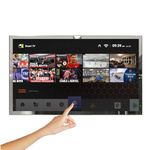 Soulaca 43inch 4K UHD Smart TV for Bathroom,Mirror Touch Panel,with Analog and Digital Tuner,IP65 Waterproof,WiFi, Bluetooth, Built-in Speakers,Android 11.0 System