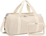 Duffle Bag for Gym Sports Women Girls Workout Travel Bag Weekender with Shoe Compartment and Wet Pocket