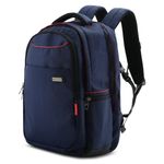 HARISSONS Concord 38L Laptop Backpack for Men & Women | 15.6 Inch Laptop Compartment, Front Pocket, Detailed Organizers with Ergo Grip Backstraps & Bottom Protection (Navy Blue)