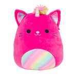 Squishmallows 16 Inch Lizette the Hot Pink Cat Ultra Soft Plush Toy