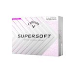 Callaway Golf Supersoft Golf Ball 2025, Pink Splatter