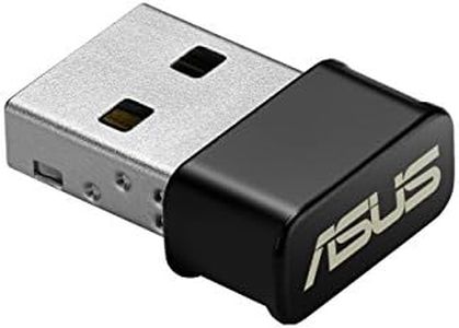 ASUS USB-AC53 Nano, AC1200 Dual-band USB Wi-Fi Adapter,Black