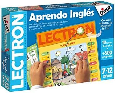 Diset - Lectron Aprendo Inglés, Juego educativo de asociar preguntas y respuestas a partir de 7 años