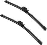 2 Factory Wiper Blades Replacement for Mercedes-Benz 2003-2008 C CLK Class Audi A8 S8 2002-2009 Original Equipment Replacement Wiper Blade Set- 22"+22" (Set of 2)