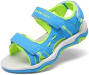 DREAM PAIRS Boys Girls Sandals Kids Athletic Summer Sports Water Shoes for Toddler/Little Kid/Big Kid,Size 9 Toddler,Blue/Green,170891_K