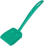 Pawfly Fish Tank Cleaning Tools Aquarium Algae Scraper Sponge Brush Cleaning Scrubber with 10 inch Non-Slip Handle for Glass Fish Tanks