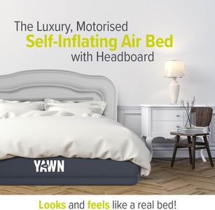 YAWN AIR Double Self-Inflating Airbed – Inflatable Mattress for Two