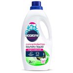 Ecozone Super Concentrated Biological Laundry Liquid, Bio Detergent, Washing Machine Powerful Clothing Stain Removal & Cleaning, Natural Vegan, Non Toxic, Eco Friendly, Gentle on Skin, 50 washes (2L)