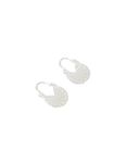 Accessorize London 925 Sterling Silver Cut-Out Mini Hoops|One Size