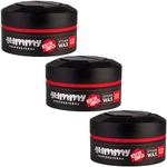 3x Gummy Ultra Hold Hair Styling Wax 150ml Provides Moisturization and Extra Bright Look During All Day Long, Perfect for Dynamic Hairstyle, Long Lasting Shape