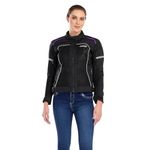 Raida Empress Womens Riding Jacket | Level 2 Armros | Rain & Thermal Liners Included (XL, Black)