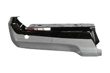 BUMPERS THAT DELIVER - Chrome, Steel Rear Left LH Driver Side Bumper End Compatible with 2017-2022 Ford F-250 F-350 Super Duty w/Park Assist 17-22, FO1102387