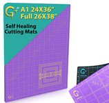 G+ True A1 24 x 36" (26 x 38" Full) Self-Healing Cutting Mat -Eco-Friendly, Double-Sided, Non-Slip, Rotary Cutting Board for Sewing, Arts and Crafts for School Projects, Businesses, and Giveaways