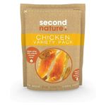 Second Nature Chicken Variety Mega Pack - Chicken Dog Treat Bundle, Natural Rawhide Free Dog Chews for Dental Health, Low Fat - 320 g