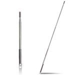 Upgraded Thickened Extension Pole 16”-80”, Sturdy Long Telescoping Pole, Stainless Steel Extendable Pole Attachment Microfiber Duster for High Ceiling Cleaning by OOSOFITT