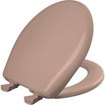 Bemis 200SLOWT 243 Slow Close Sta-Tite Round Closed Front Toilet Seat, Wild Rose