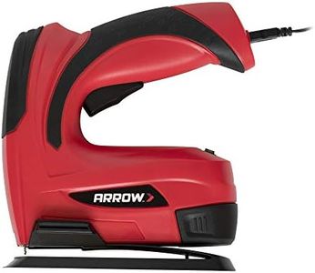 Arrow Fastener Arrow E21 Cordless Electric Light Duty Staple Gun, Black/Red